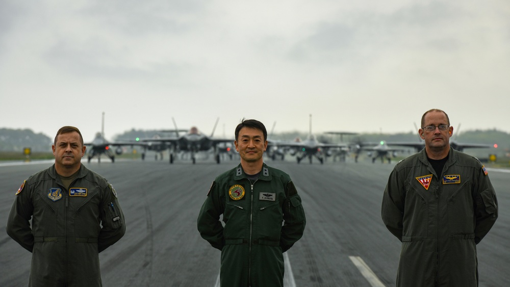 NAF Misawa, 35th FW, and JASDF Participate in “Elephant Walk” at Misawa Air Base