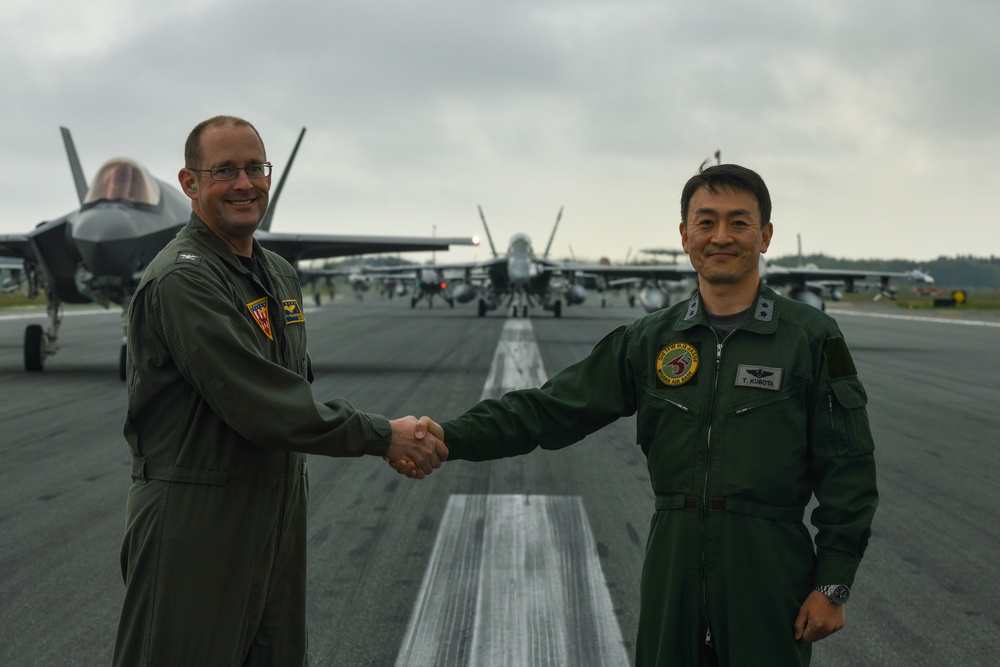 NAF Misawa, 35th FW, and JASDF Participate in “Elephant Walk” at Misawa Air Base