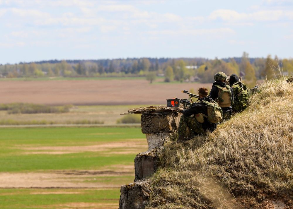 6th Airborne Brigade Jumps Into Jekabpils