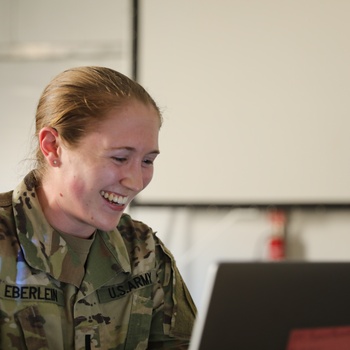 Dietician Turned Soldier Teaches H2F Techniques to Deployed Service Members