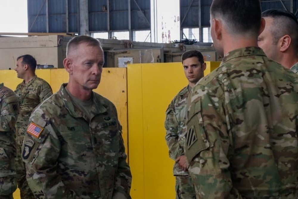 DVIDS - Images - FORSCOM CSM Sims Visits 3rd CAB [Image 1 of 4]