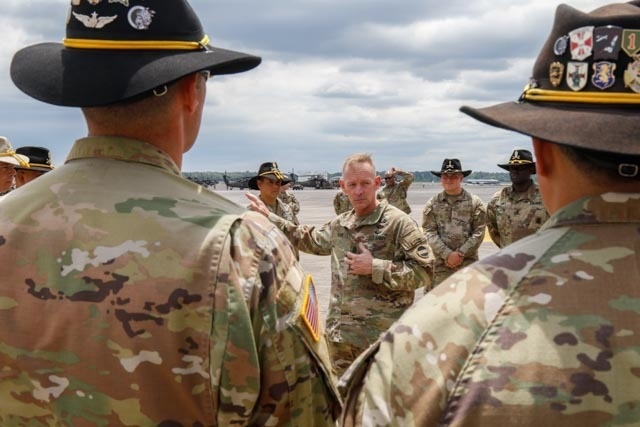 FORSCOM CSM Sims Visits 3rd CAB