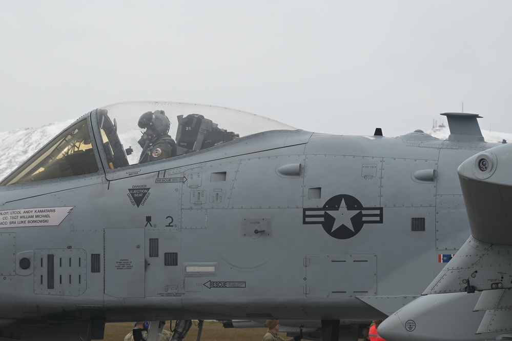 A-10C Thunderbolt II Takes-off to Setermoen Range