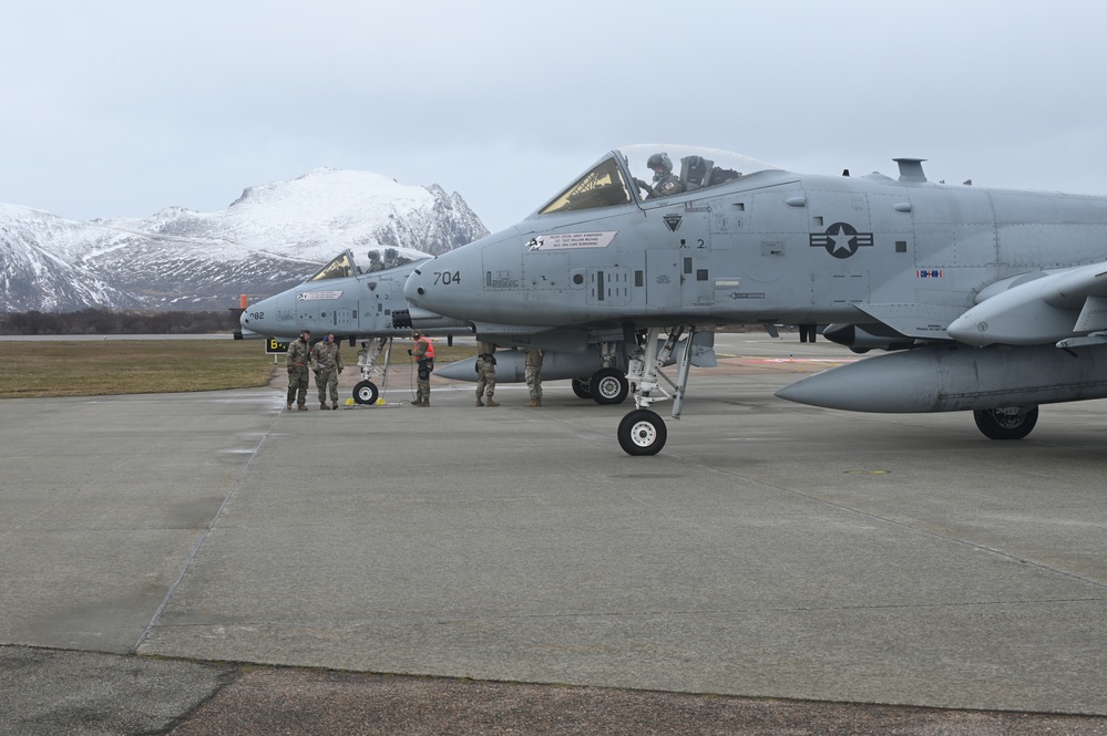 A-10C Thunderbolt II Takes-off to Setermoen Range