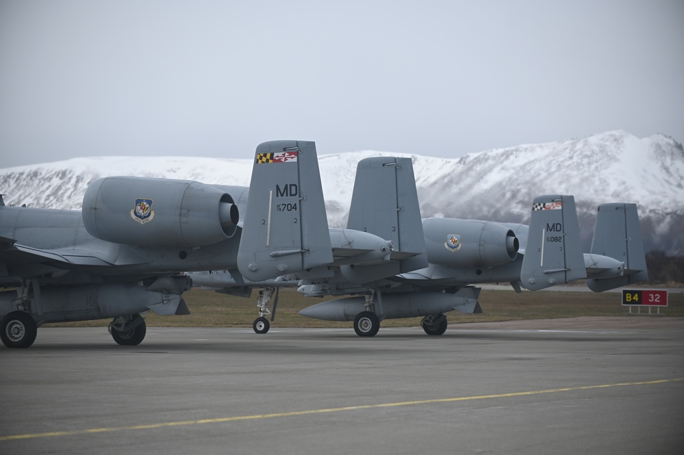 A-10C Thunderbolt II Takes-off to Setermoen Range