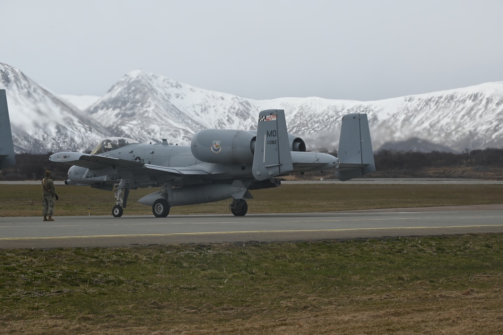 A-10C Thunderbolt II Takes-off to Setermoen Range