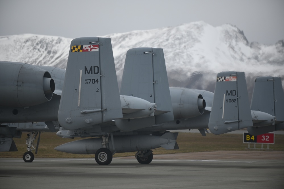 A-10C Thunderbolt II Takes-off to Setermoen Range