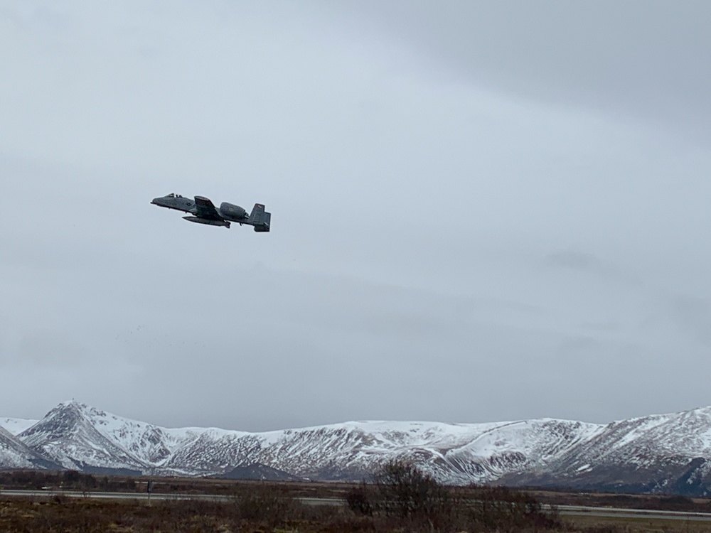 A-10C Thunderbolt II Takes-off to Setermoen Range