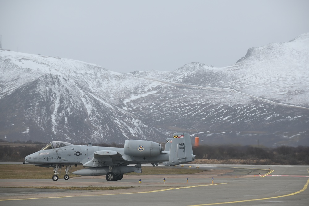 A-10C Thunderbolt II Takes-off to Setermoen Range