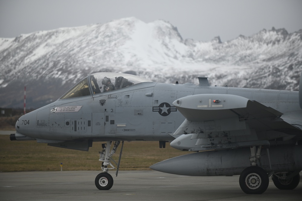 A-10C Thunderbolt II Takes-off to Setermoen Range