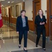 Deputy Secretary of Defense Kathleen H. Hicks and Swiss Defense Minister Viola Amherd hold a meeting at the Pentagon