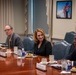 Deputy Secretary of Defense Kathleen H. Hicks and Swiss Defense Minister Viola Amherd hold a meeting at the Pentagon