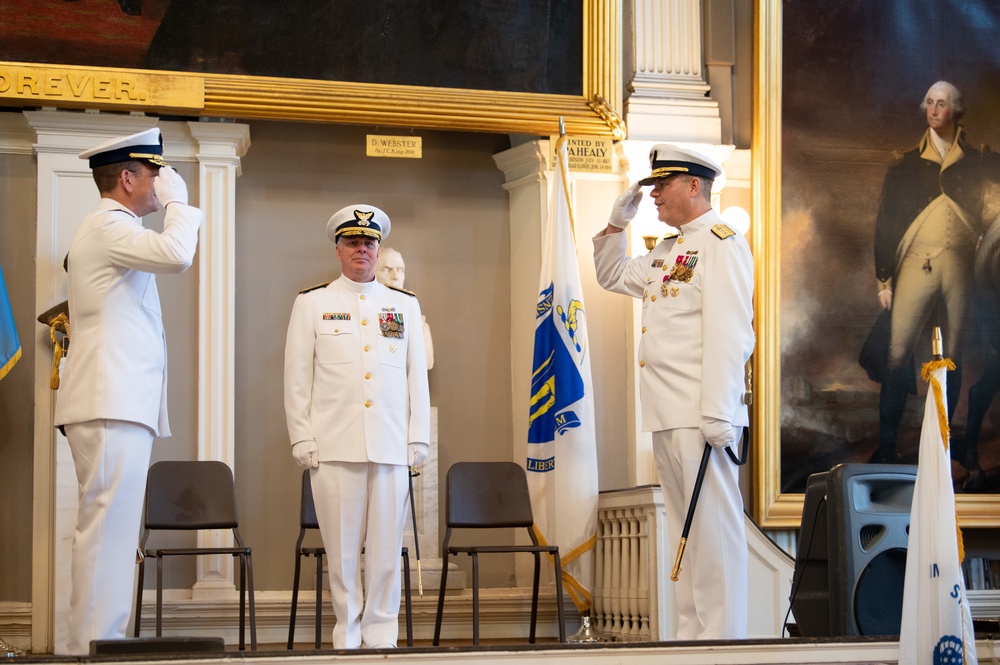 Coast Guard holds change of command ceremony for First District Commander
