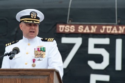 USS San Juan (SSN 751) Change of Command