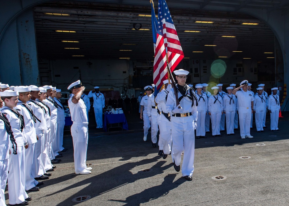 USS Essex Conducts Burial at Sea