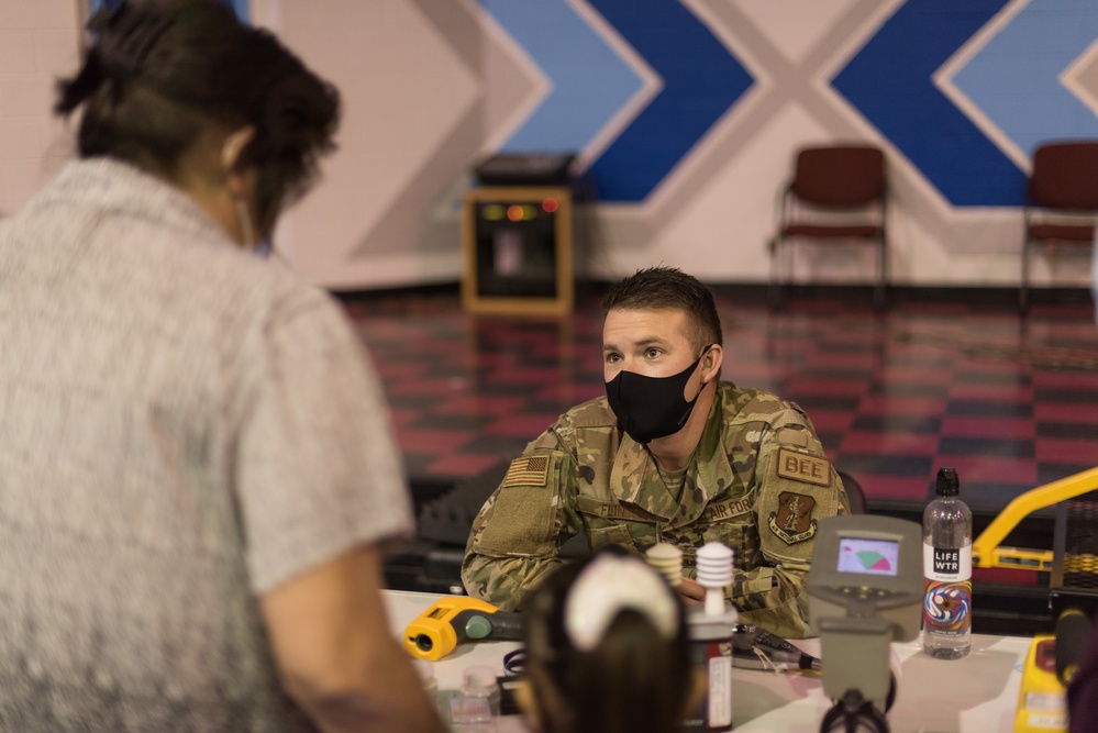 Idaho National Guard participate in the Shoshone-Paiute School Job Fair