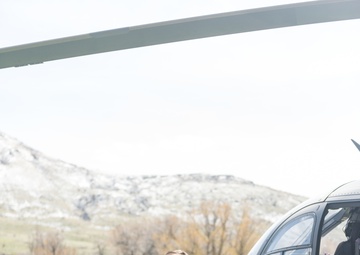 Idaho National Guard participate in the Shoshone-Paiute School Job Fair