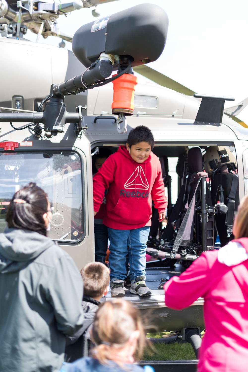 Idaho National Guard participate in the Shoshone-Paiute School Job Fair