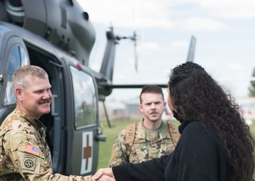 Idaho National Guard participate in the Shoshone-Paiute School Job Fair