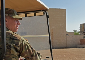 Army CSM Thomas Baird absorbs 17th TRW GEOINT training