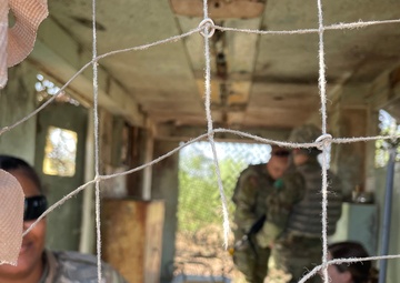 Army CSM Thomas Baird absorbs 17th TRW GEOINT training
