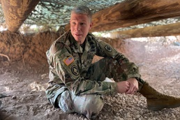 Army CSM Thomas Baird absorbs 17th TRW GEOINT training