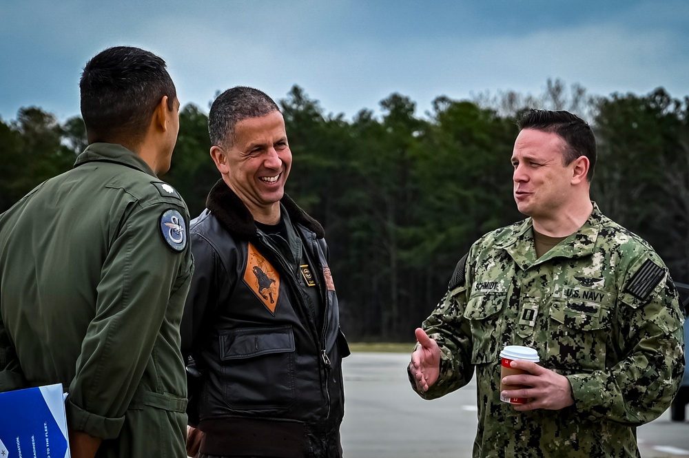 Naval Air Systems Commander visits NSA Lakehurst