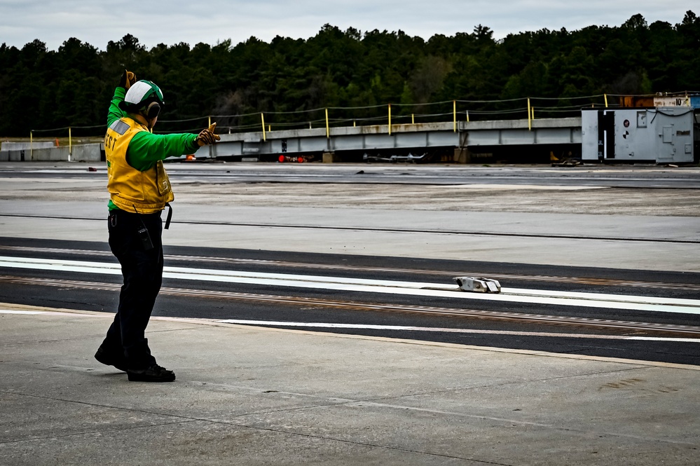 Naval Air Systems Commander visits NSA Lakehurst