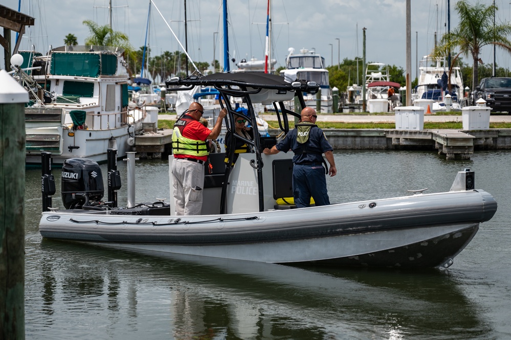 45th SFS enhances installation security with marine patrol