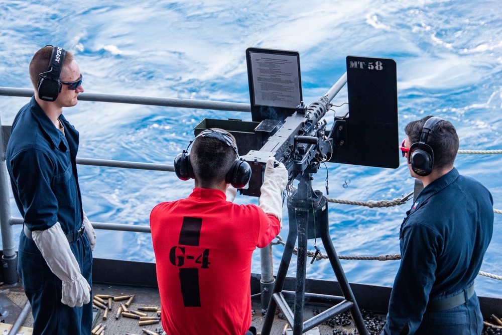 USS Ronald Reagan (CVN 76) Conducts Live-Fire Qualification