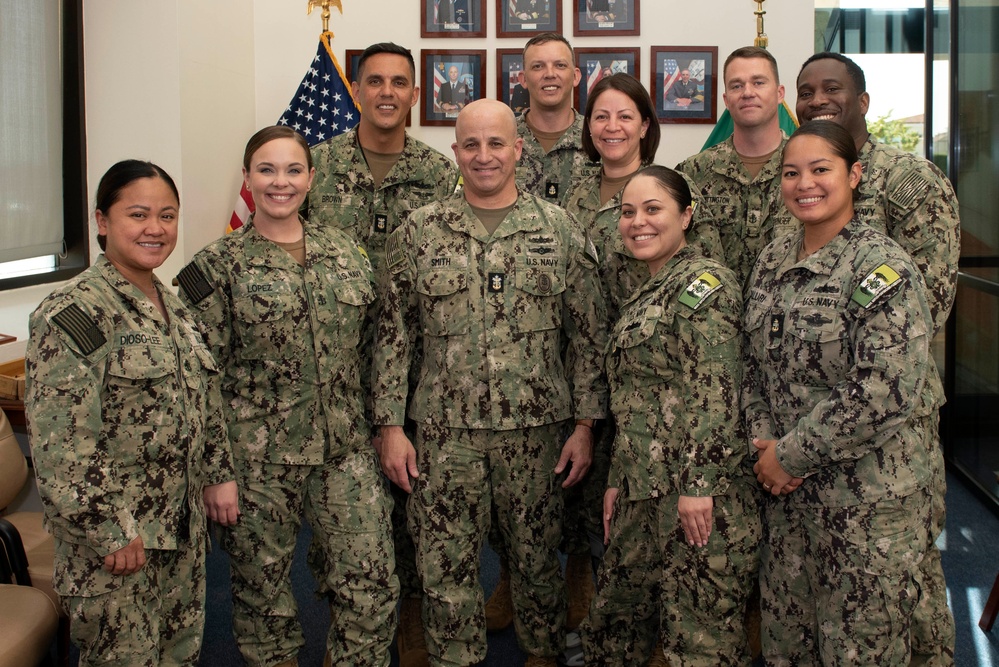 MCPON Russell Smith visits U.S. Naval Hospital Naples