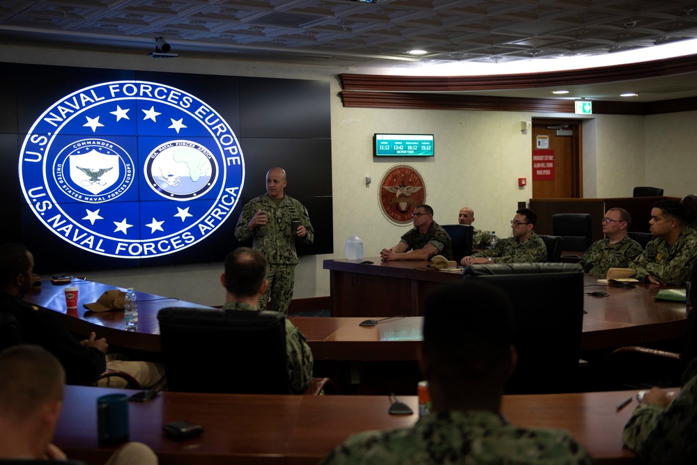 MCPON Russell Smith visits U.S. Naval Forces Europe/U.S. Naval Forces Africa