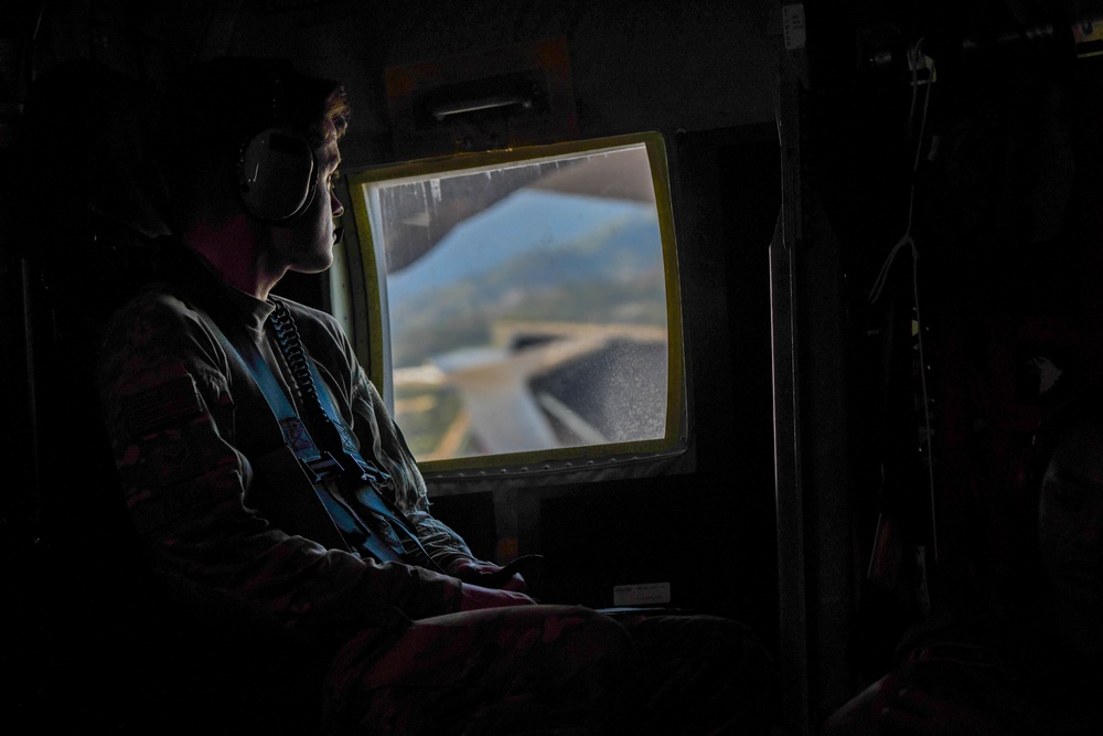 The 36th Airlift Squadron give Marara 22 participants a lift