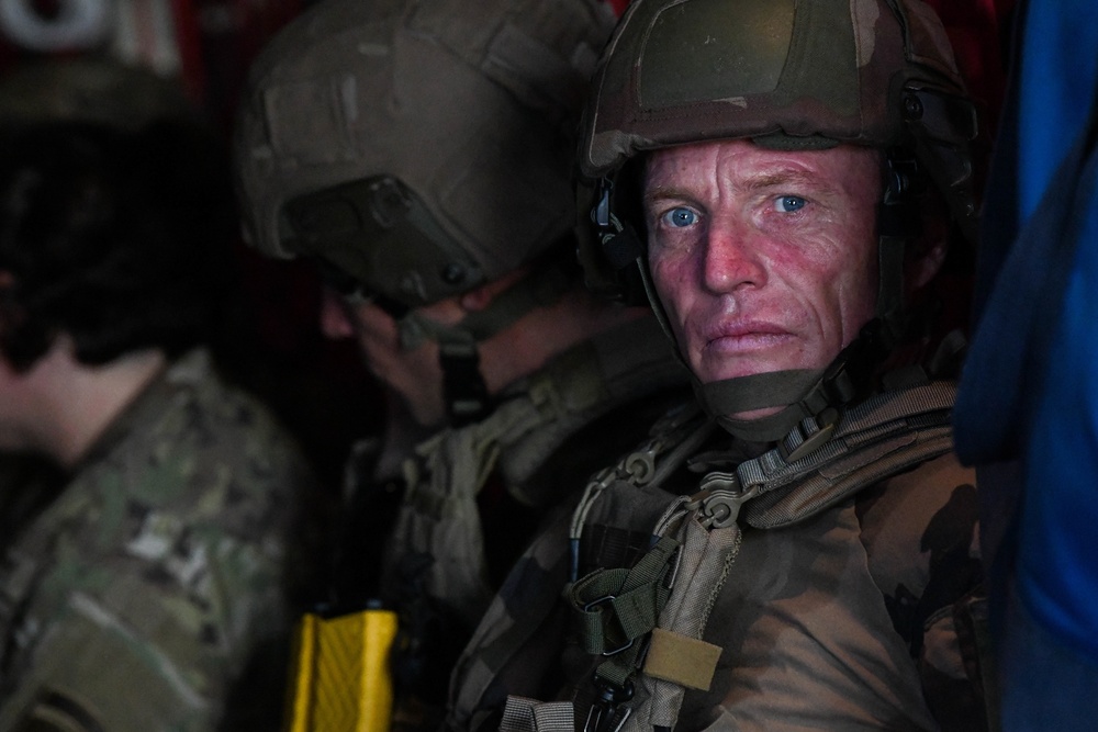 The 36th Airlift Squadron give Marara 22 participants a lift