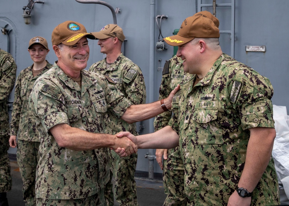 VADM Kitchener Visits GHWB