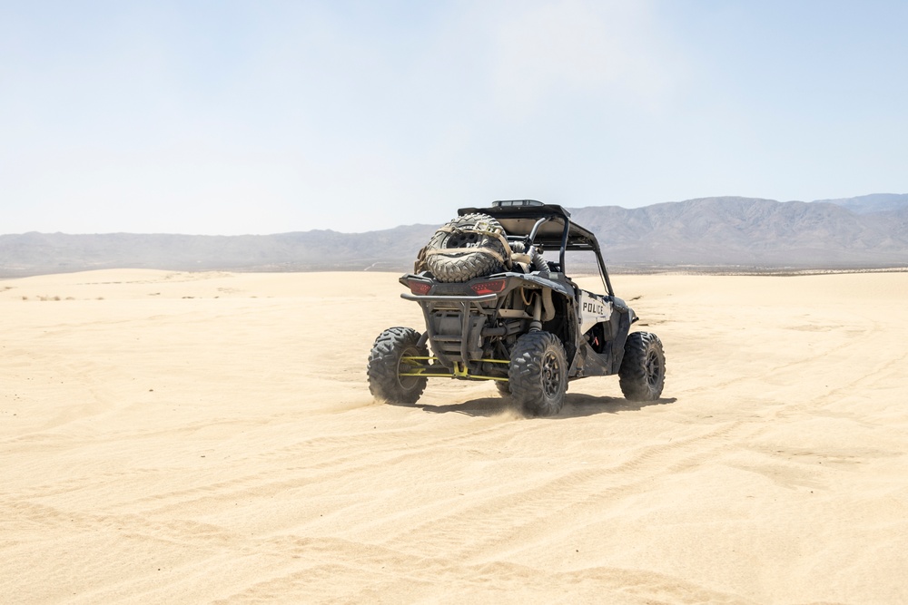 Combat Center PMO patrols Johnson Valley Shared Use Area during MWX 3-22