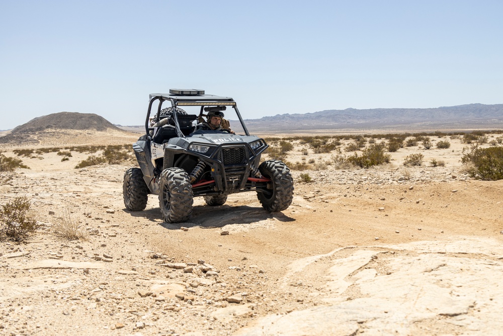 Combat Center PMO patrols Johnson Valley Shared Use Area during MWX 3-22