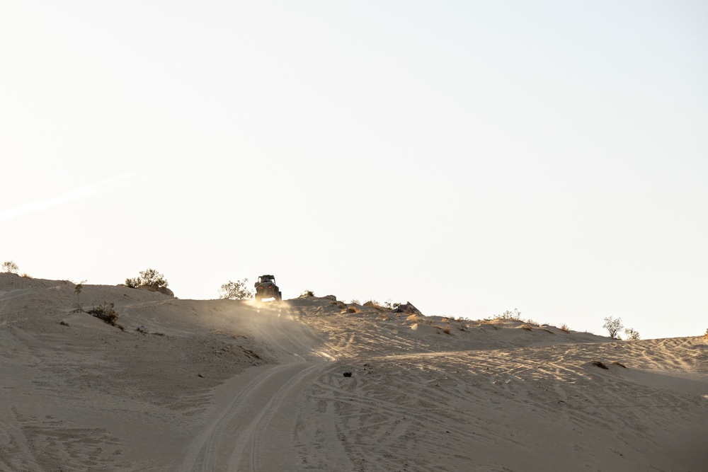 Combat Center PMO patrols Johnson Valley Shared Use Area during MWX 3-22