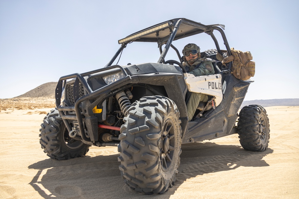 Combat Center PMO patrols Johnson Valley Shared Use Area during MWX 3-22