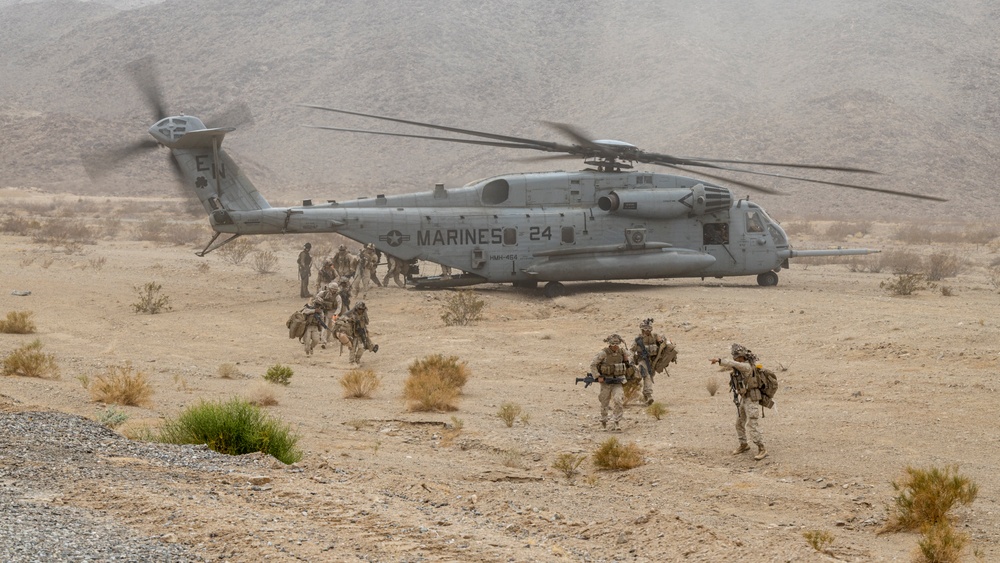 MWSS 273 Marines train in defense of Forward Arming and Refueling Point