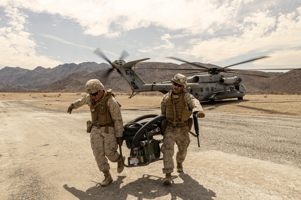 MWSS 273 Marines train in defense of Forward Arming and Refueling Point