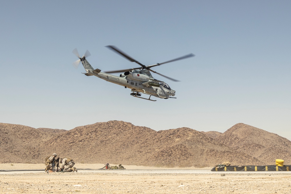 MWSS 273 Marines train in defense of Forward Arming and Refueling Point