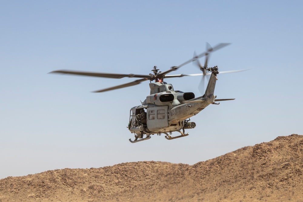 MWSS 273 Marines train in defense of Forward Arming and Refueling Point