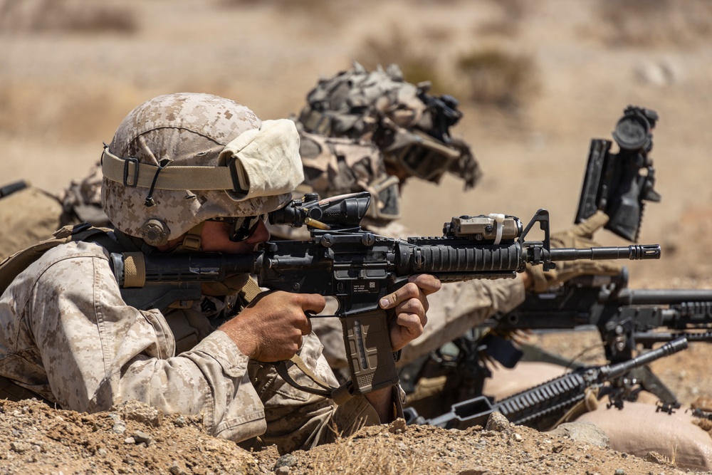 MWSS 273 Marines train in defense of Forward Arming and Refueling Point