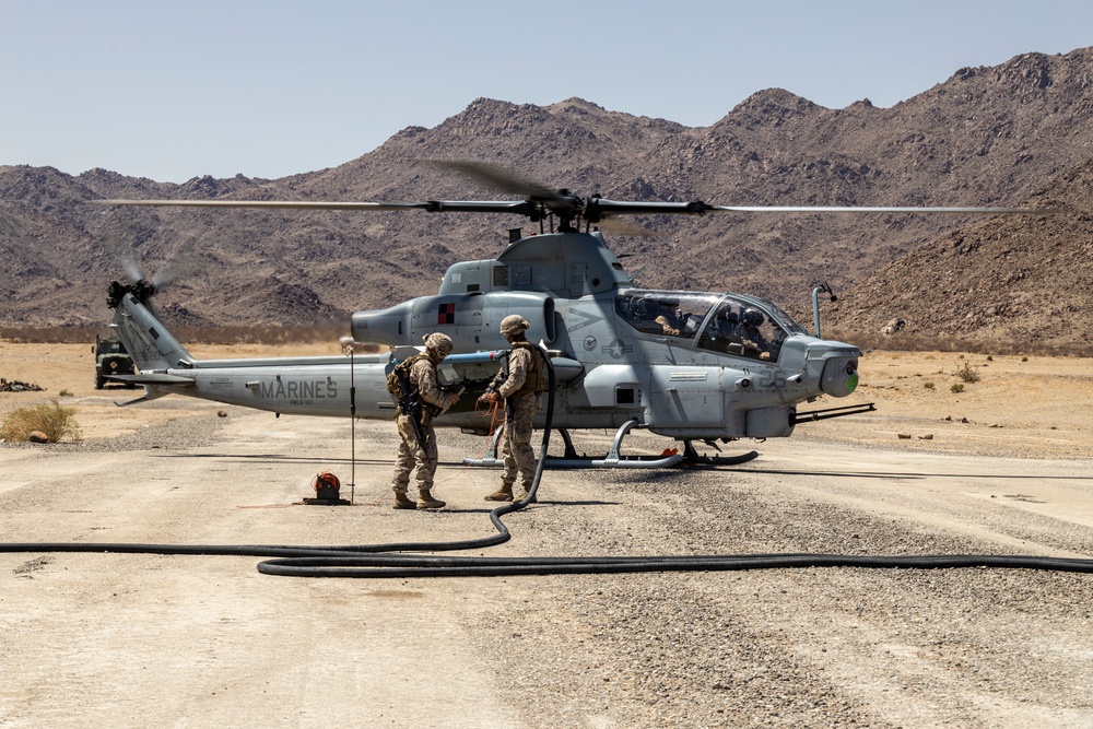 MWSS 273 Marines train in defense of Forward Arming and Refueling Point