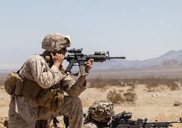 MWSS 273 Marines train in defense of Forward Arming and Refueling Point