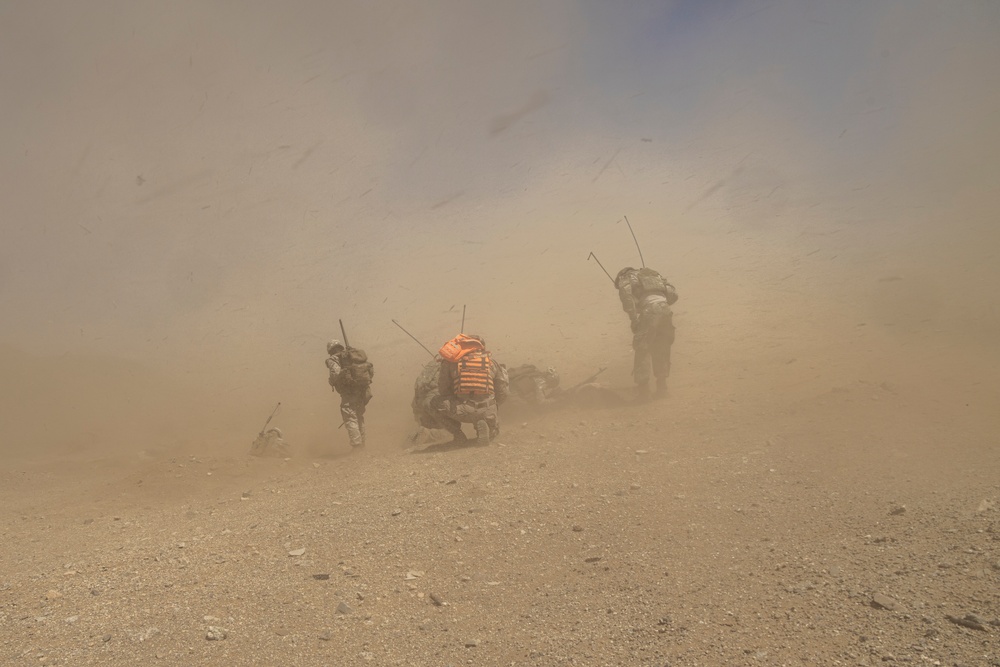 MWSS 273 Marines train in defense of Forward Arming and Refueling Point