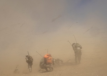 MWSS 273 Marines train in defense of Forward Arming and Refueling Point