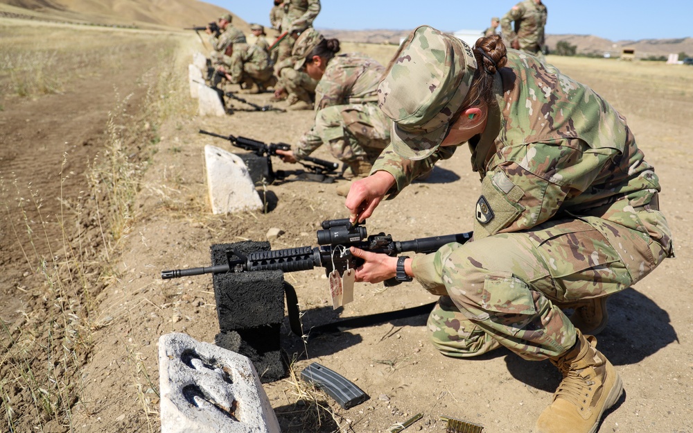 49th MP BDE HHC at Qualification Range