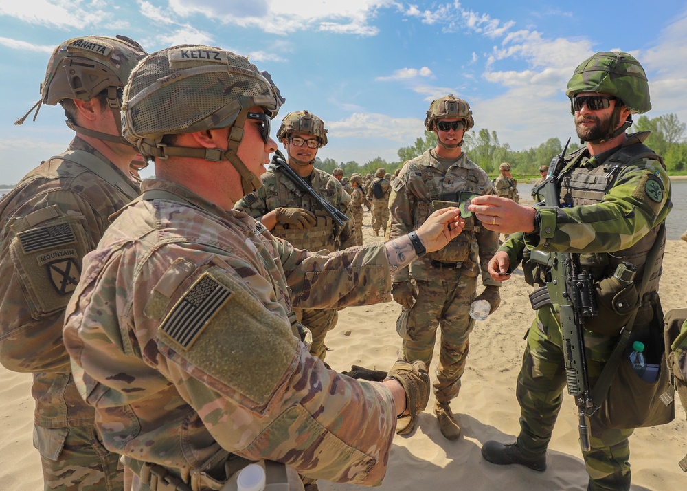 Defender Europe 2022 Wet Gap Crossing Exercise